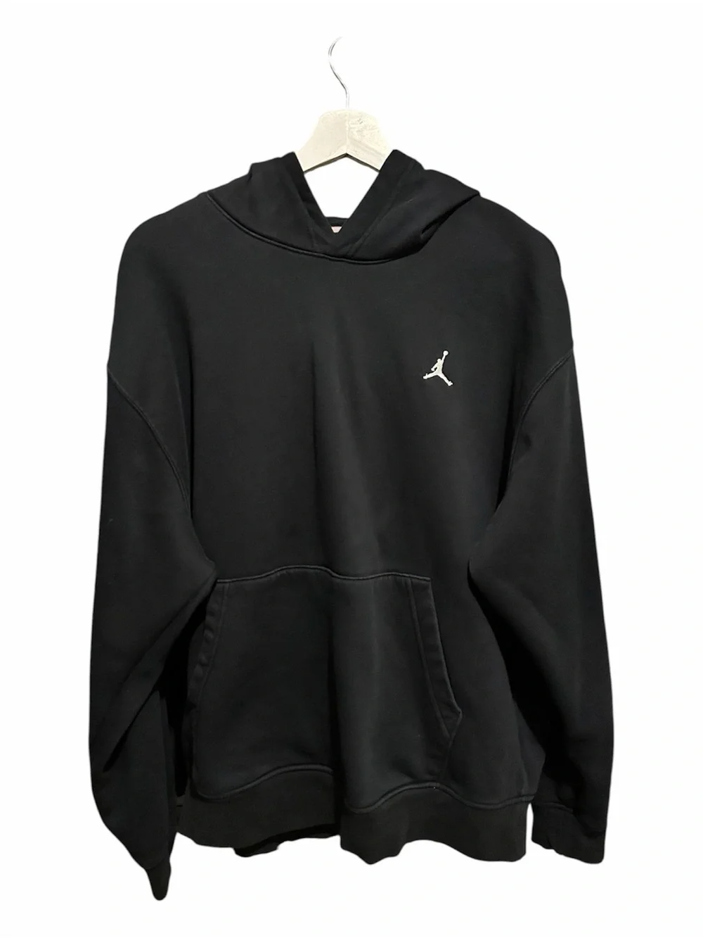 Jordan Black Hoodie with Small White Jumpman
